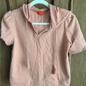 SET Joe Fresh Puff Sleeve Hoodie Sz S & Wide-Leg Lounge Pants Sz XS